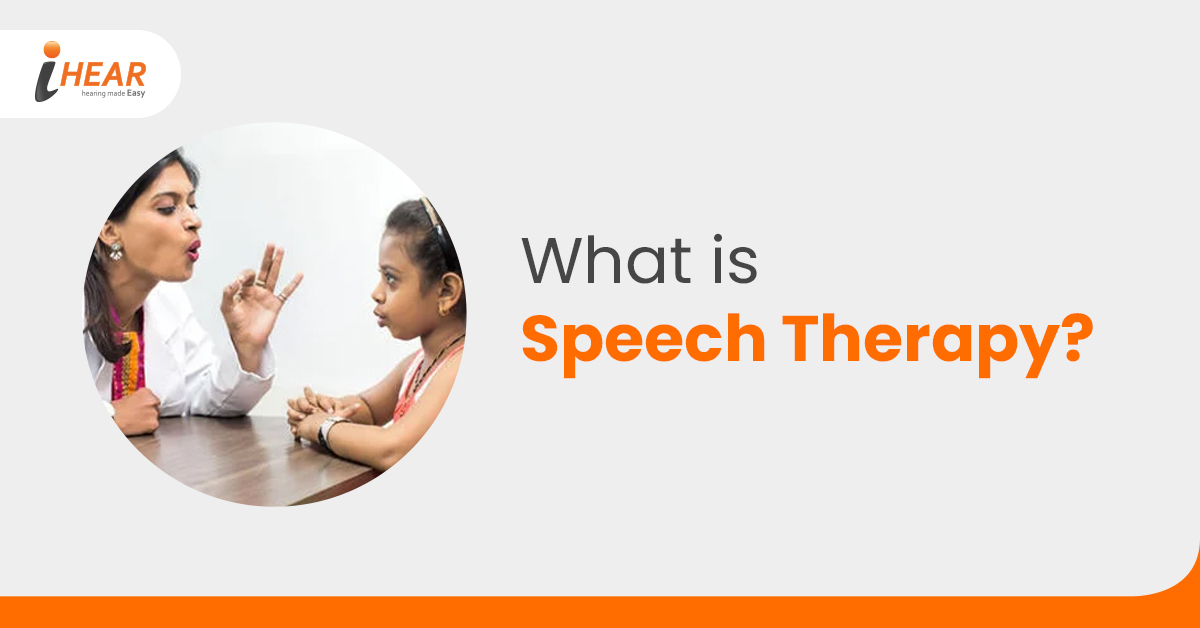 What is speech therapy