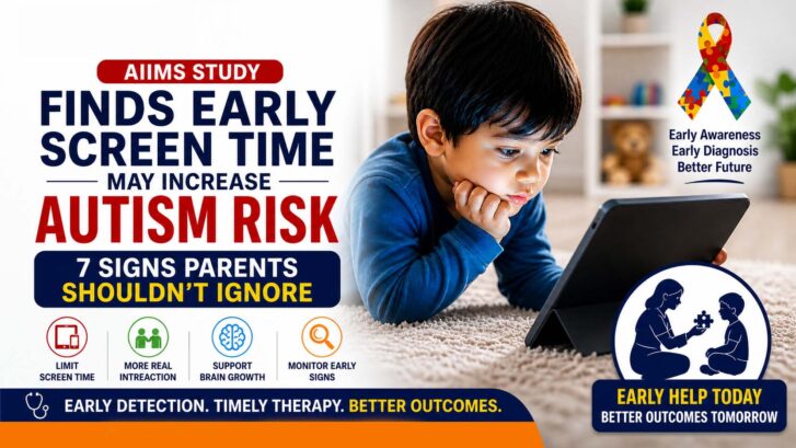 AIIMS Study on Screen Time & Autism Risk